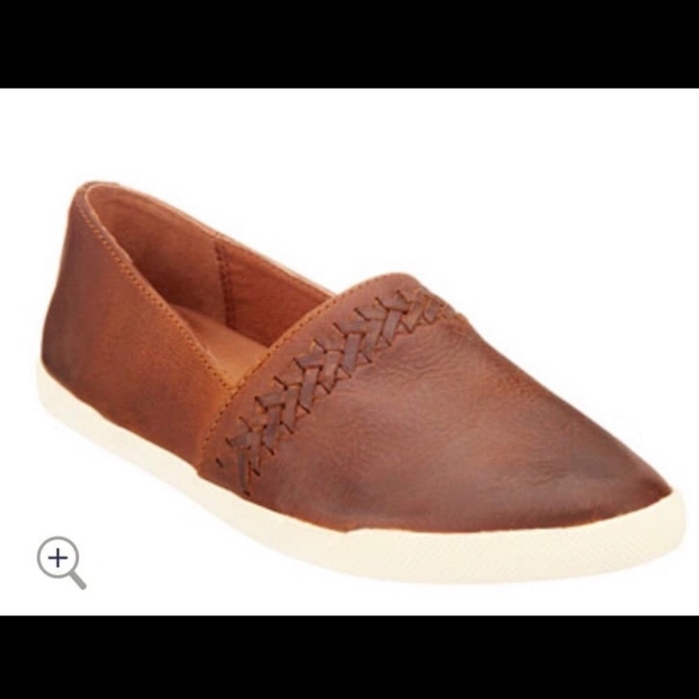 Frye & Co Cody Slip on Sneakers Cognac new